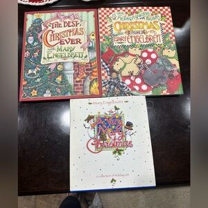 Mary Engelbreit 'The Best Christmas Ever' Book - Festive Red and Green